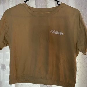 Holister tan shirt